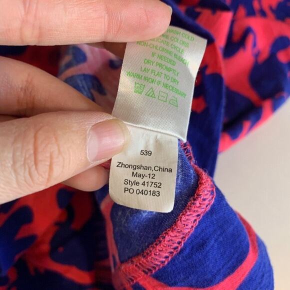 Lilly Pulitzer Dress Women XS Extra Small Tusk In Sun Elephant Print Cassie Mini - Picture 11 of 13